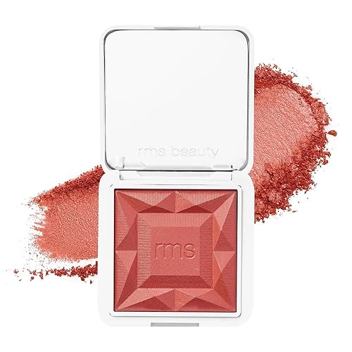 RMS Beauty Redimension Hydra Powder Blush - Hydrating Mineral Powder Blush with Buildable Natural Color, Lightweight Long-Lasting Finish, Clean