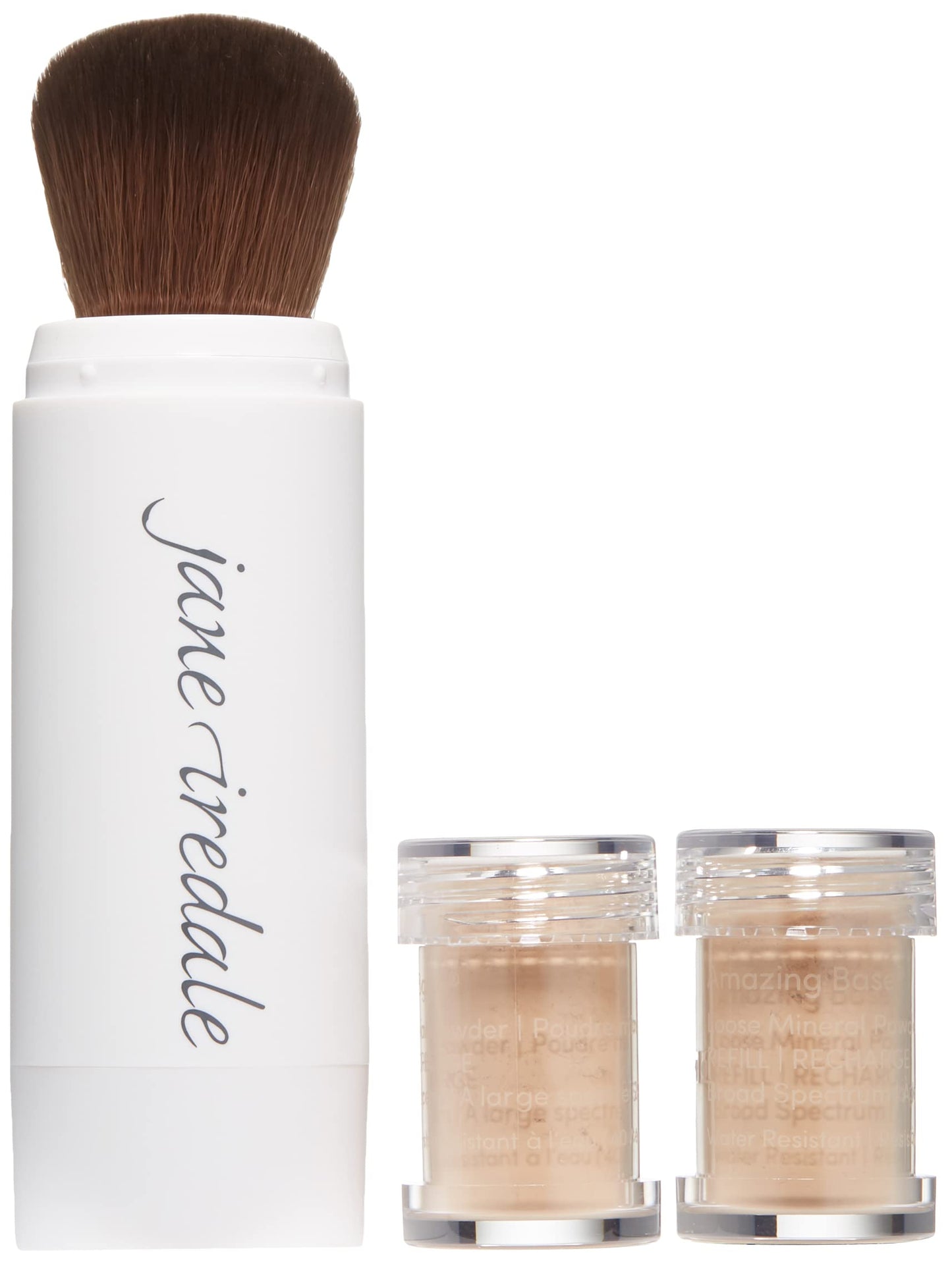 jane iredale Amazing Base Refillable Brush, Suntan, 0.18 oz.