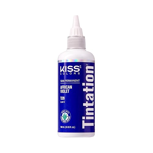 Kiss Tintation Semi-Permanent Hair Color Treatment 148 mL (5 US fl.oz) (African Violet)