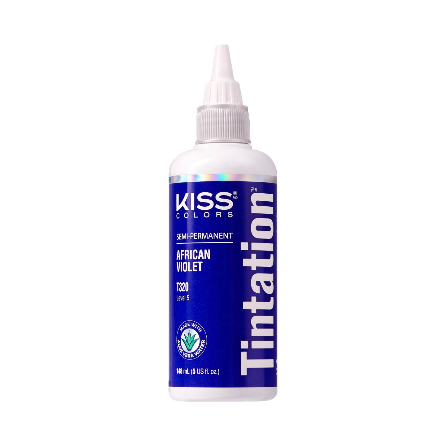 Kiss Tintation Semi-Permanent Hair Color Treatment 148 mL (5 US fl.oz) (African Violet)