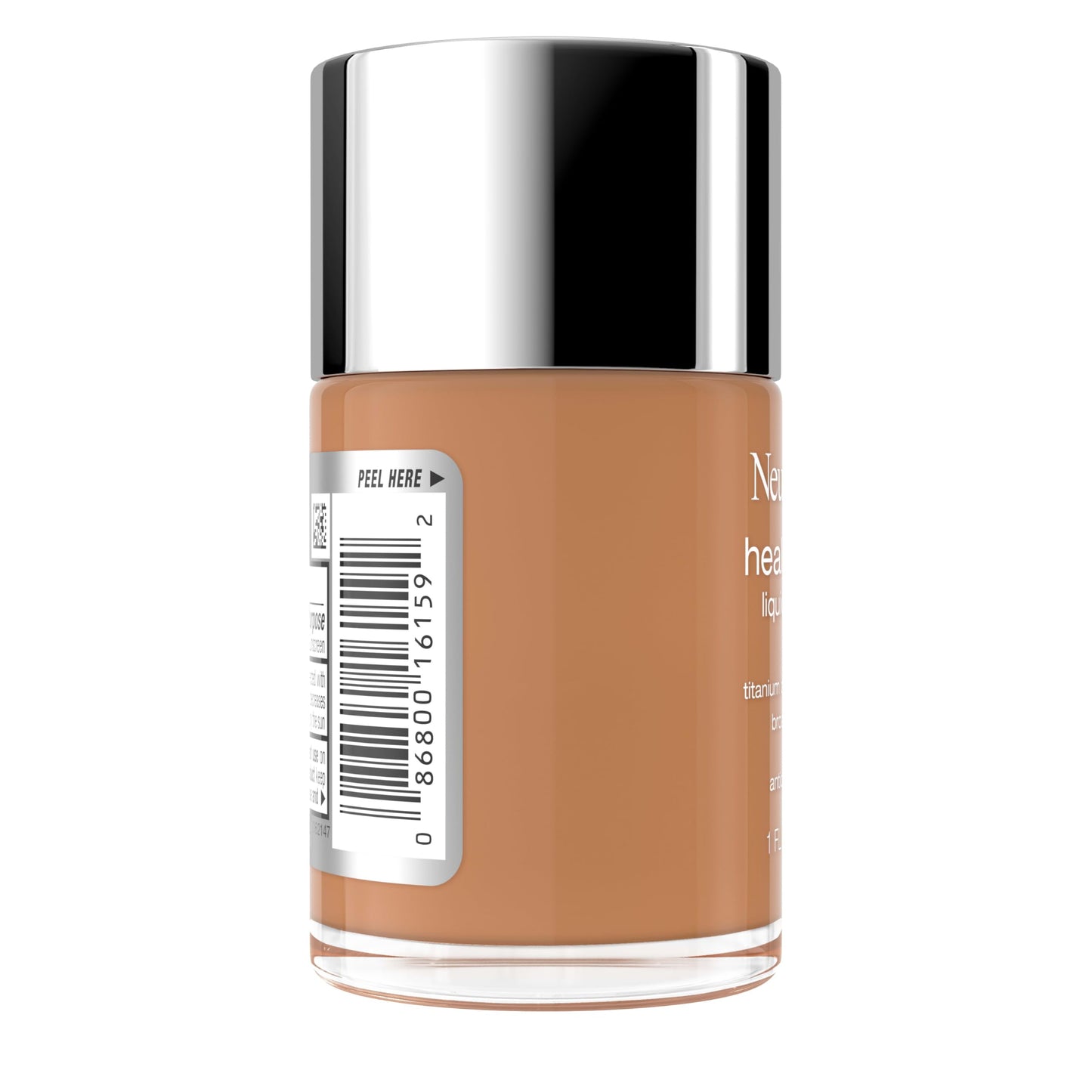Neutrogena Healthy Skin Liquid Foundation Makeup Broad Spectrum SPF 20 Sunscreen, Medium Coverage, Vit B5, Antioxidants, All Day Wear, Warm Bronze
