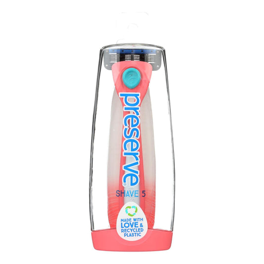 Preserve Shave 5 Razor System- 6 pack - assorted colors Beauty and Personal Care Preserve