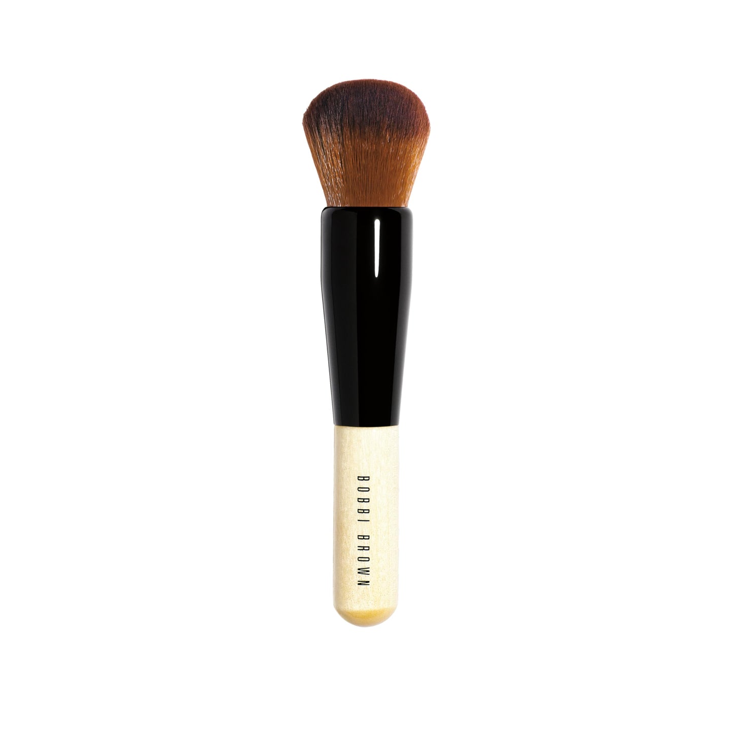 Bobbi Brown Full Coverage Face Brush | Round-Head Makeup Brush for Blending Liquid Foundation