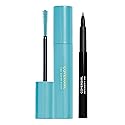 Covergirl Super Sizer Mascara and Intensify Me Eye Liner, Very Black and Intense Black, Value Pack