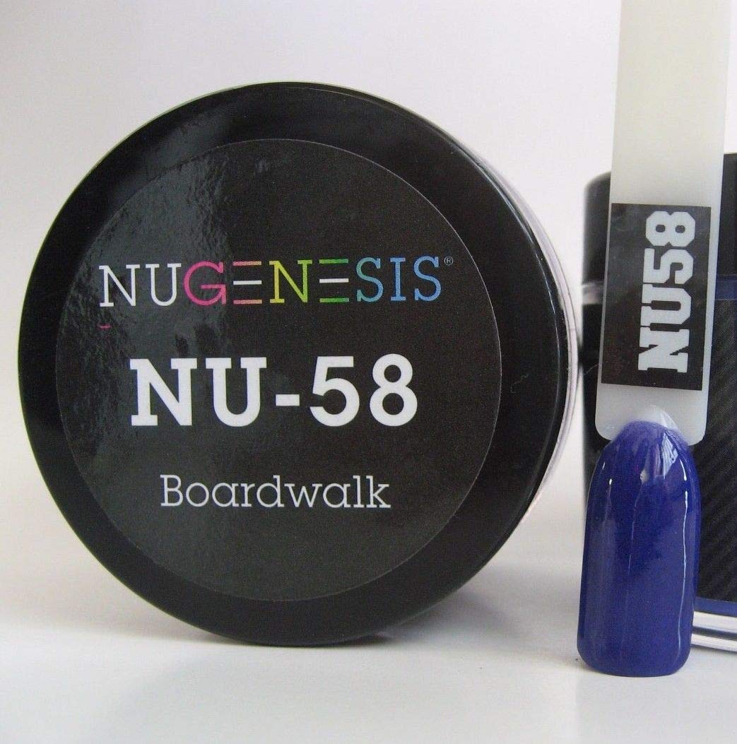 NuGenesis Nail Dipping Powder Color 1.5oz/43g jar - (NU58 BOARDWALK) Beauty & Personal Care Nugenesis
