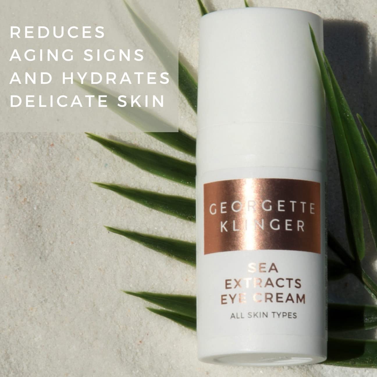 Georgette Klinger Sea Extracts Eye Cream - Undereye Cream Antioxidant-Rich, Anti-Aging, Brightens, Firms, Boost Collagen. Promotes Cell Turnover,