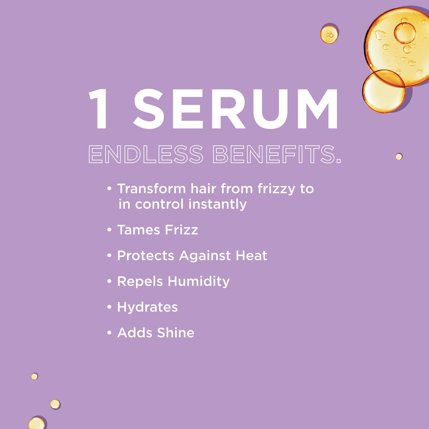 John Frieda Frizz Ease Original Hair Serum, Protecting Against Frizz, Heat, and Humidity While Adding Shine, Smooths Strands and Hydrates Parched