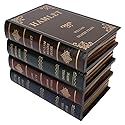 Cimenn Wooden Jewelry Box, Fashionable Book Shape Jewelry Gift Storage Chest Box 3 Layers Case Holder Organizer for Bracelets, Earrings, Rings…