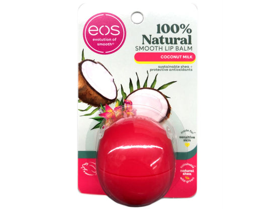 EOS Super Soft Shea Lip Balm, Coconut Milk 0.25 oz (Pack of 8)