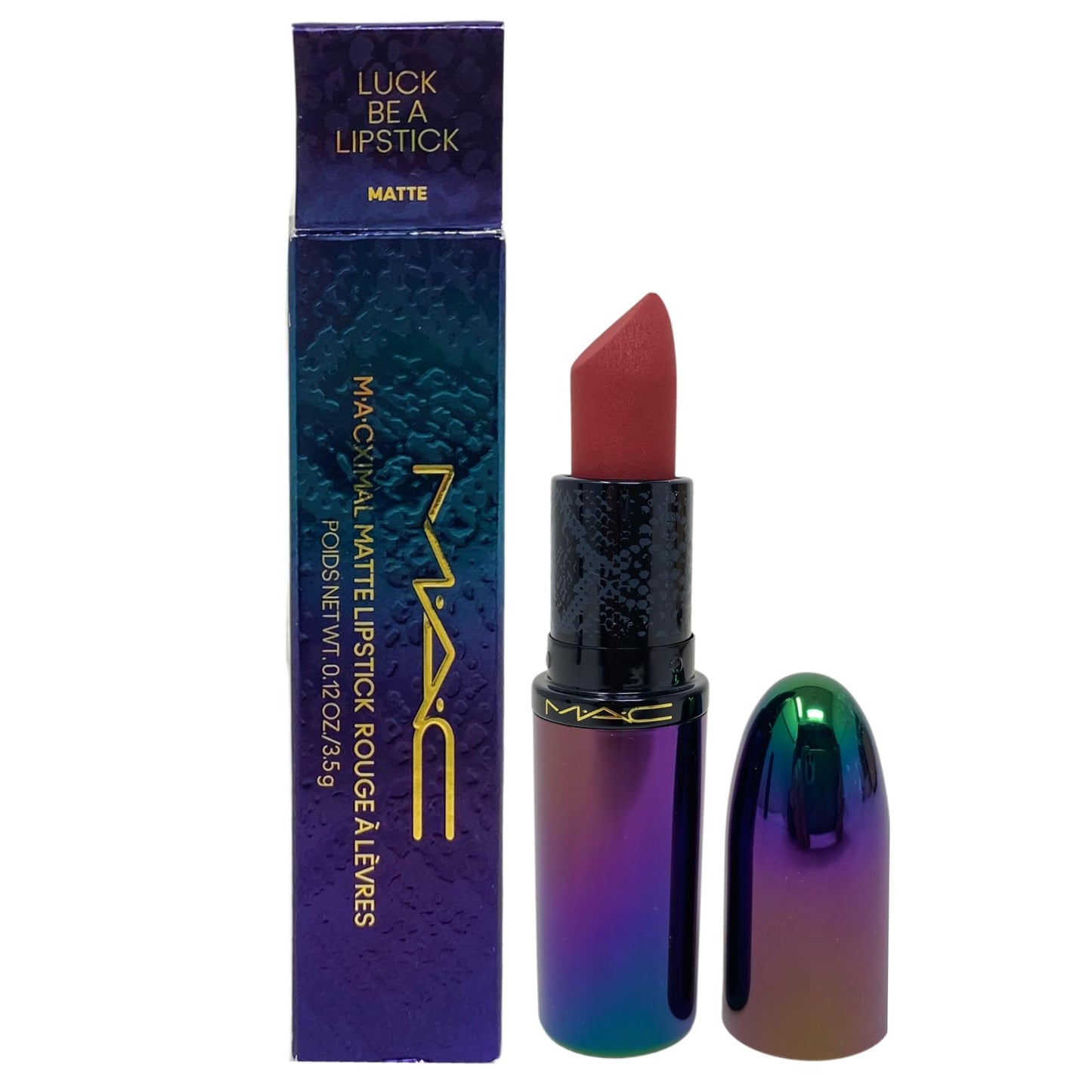 M·A·C Cosmetics Luxe Luck Collection M·A·Cximal Matte Lipstick - Luck Be A Lipstick (0.12 oz / 3.5 g)
