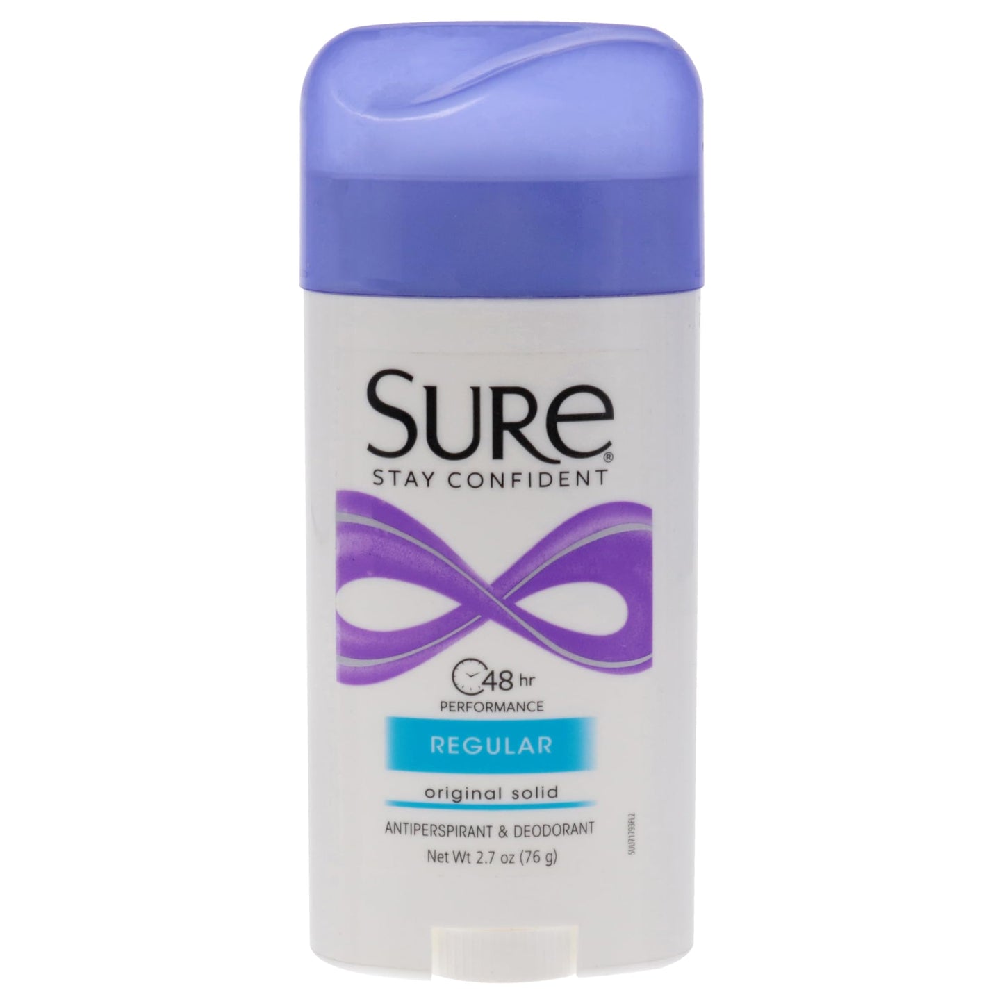 Sure Wide Solid Deodorant, Regular Scent for Men and Women, 2.7 oz Beauty and Personal Care Sure