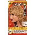 Creme of Nature Exotic Shine Hair Color With Argan Oil from Morocco, 9.23 Light Golden Brown, 1 Application