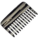 Giorgio G51 Graphite Wide Tooth detangling Combs for Women, Wide Teeth Pocket Comb for Thick Curly Wavy Hair. Great For Wet and Dry Everyday Hair