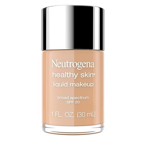 Neutrogena Healthy Skin Liquid Makeup Foundation with Broad Spectrum SPF 20 Sunscreen, Medium Coverage Foundation with Nourishing Pro-Vitamin B5