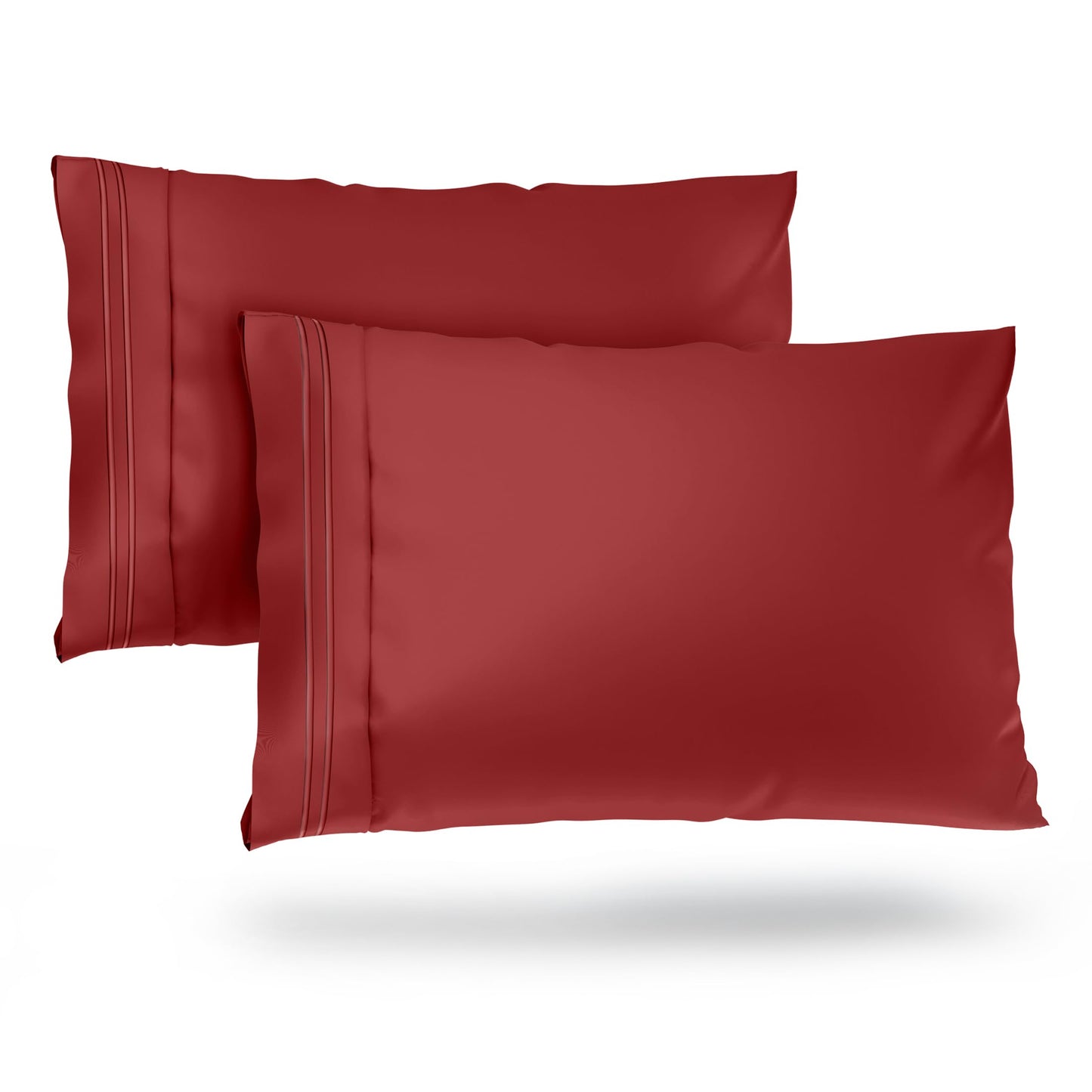 Cosy House Collection Everyday 1500 Series Pillowcases - Luxury Hotel Quality - Silky Soft & Smooth - Gentle & Skin Friendly - Set of 2 (Standard,