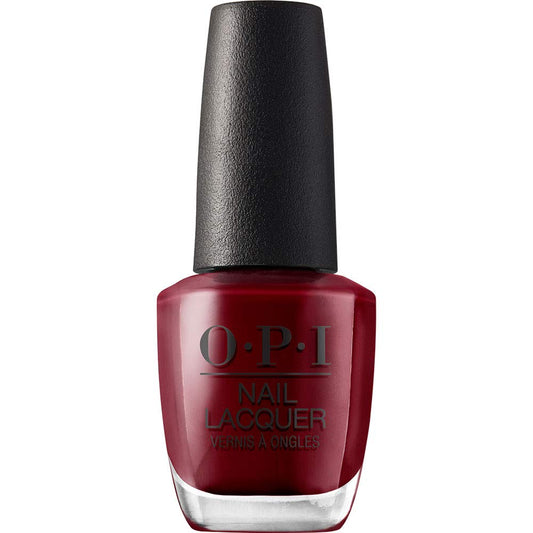 OPI Nail Lacquer We the Female | Opaque Dark Red Crème Chip Resistant Nail Polish | Washington DC Collection