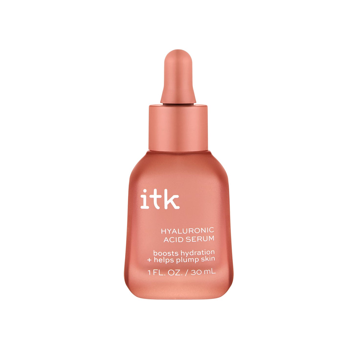 ITK Hyaluronic Acid Serum with Niacinamide & Squalane - Hydration & Plumping Anti-Aging Serum For Face - Deep Moisture Hydrating Face Serum