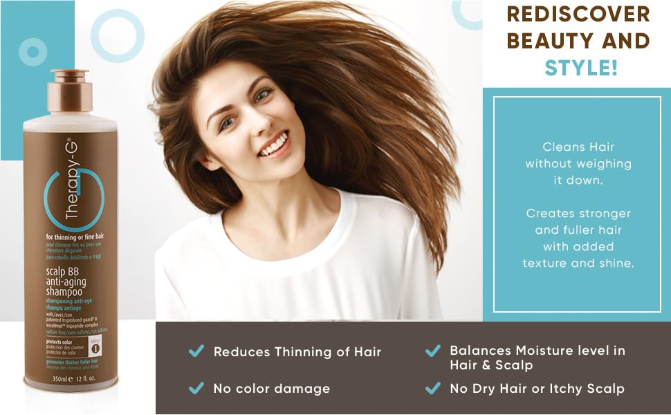 Therapy-G Scalp BB Anti-Aging Shampoo 350ml 12 oz