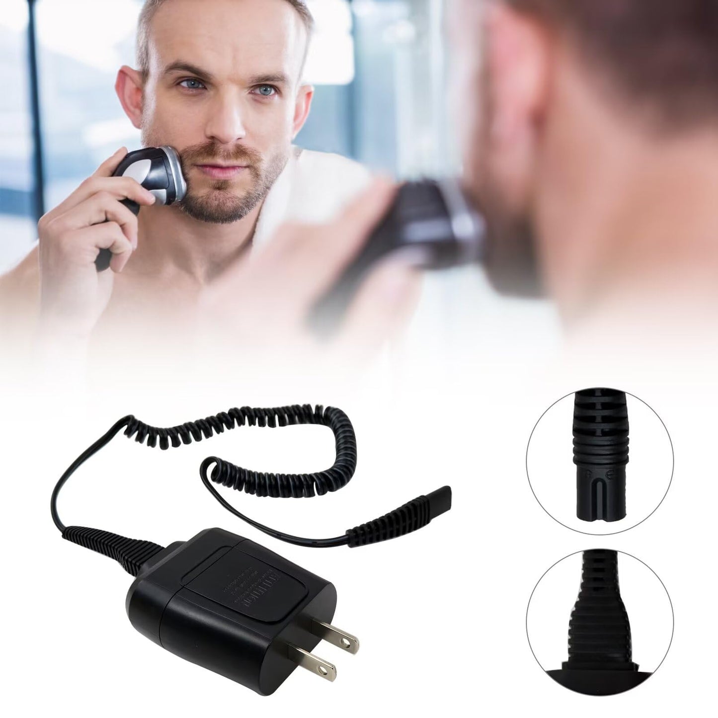 Shaver Charger 12V Wall Charger Cord Replacement for B-raun Series 7, 7027cs, 7075cc, 7790cc, 7360 Beauty and Personal Care USonline911