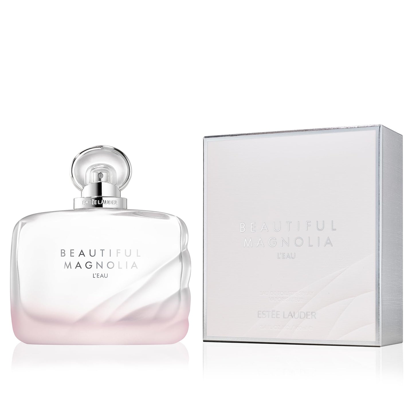 Estée Lauder Beautiful Magnolia L'Eau Eau de Toilette Spray with Notes of Lavender, Magnolia, Rose & Amber | Perfumes for Women, Travel Spray, 0.34 Fl