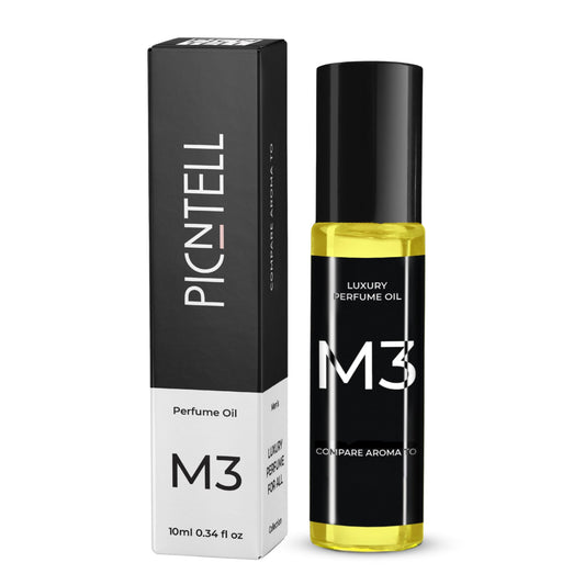 PICNTELL M Series Impression Perfume Oil Roll on - Travel Friendly Cologne for Men Formula Based on Iconic Designer & Luxury Scents, Long Lasting Beauty & Personal Care PICNTELL