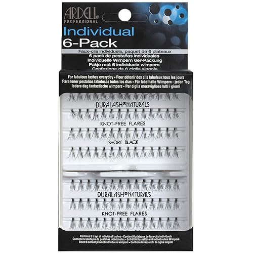 6 Pack Knot-Free Individuals Short Black
