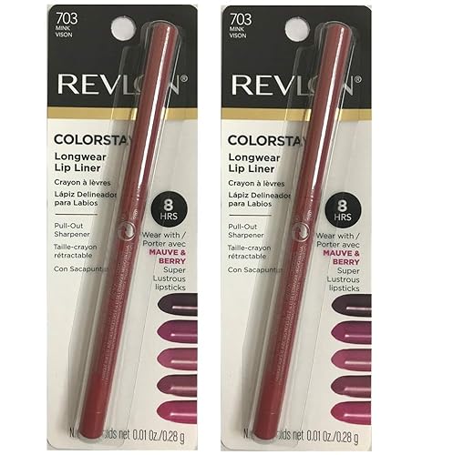 Pack of 2 Revlon Colorstay Longwear Lip Liner, Mink (703)