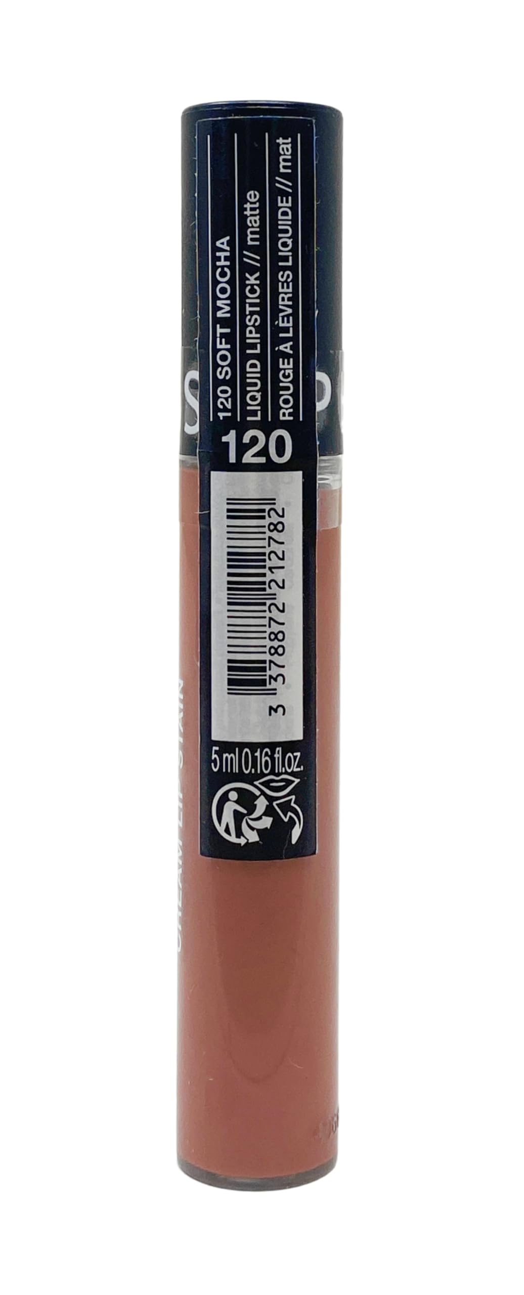 SEPHORA Collection Cream Lip Stain - 120 Soft Mocha (matte pink nude) 0.16 oz. / 5 mL