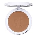 e.l.f. Camo Powder Foundation, Lightweight, Primer-Infused Buildable & Long-Lasting Medium-to-Full Coverage Foundation, Medium 375 N