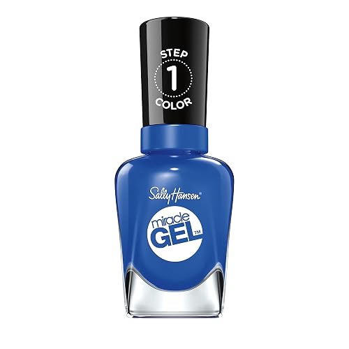 Sally Hansen Miracle Gel Salon Quality Nail Polish | Gel-Like Formula, Two-Step System, No UV Light Needed, Long Lasting | Opaque, Glossy | 619 Tidal Beauty & Personal Care Sally Hansen