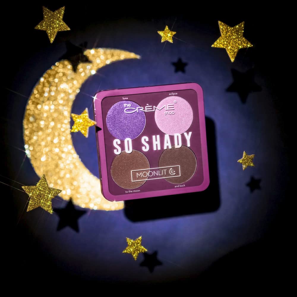 The Crème Shop -"So Shady Eyeshadow Palette (Moonlit) 4 Eyeshadow Shades Palette