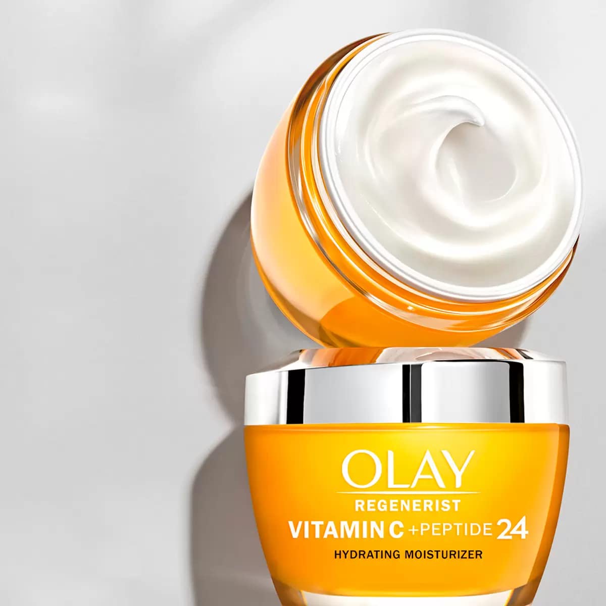 Olay Regenerist Vitamin C + Peptide 24 Face Moisturizer, 1.7 Ounce (2 Count)