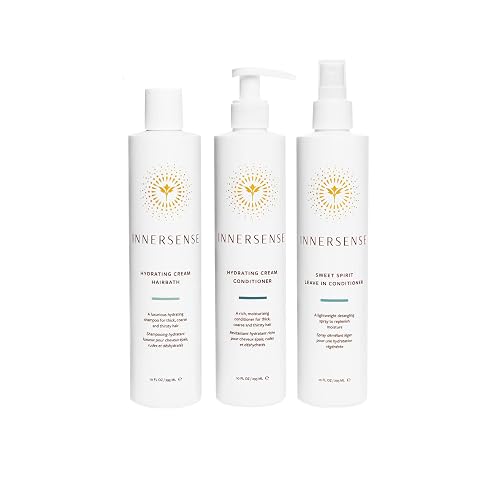 Innersense Organic Beauty - The Hydrate Trio Collection | Non-Toxic, Cruelty-Free, Sustainable Haircare (Full Size)