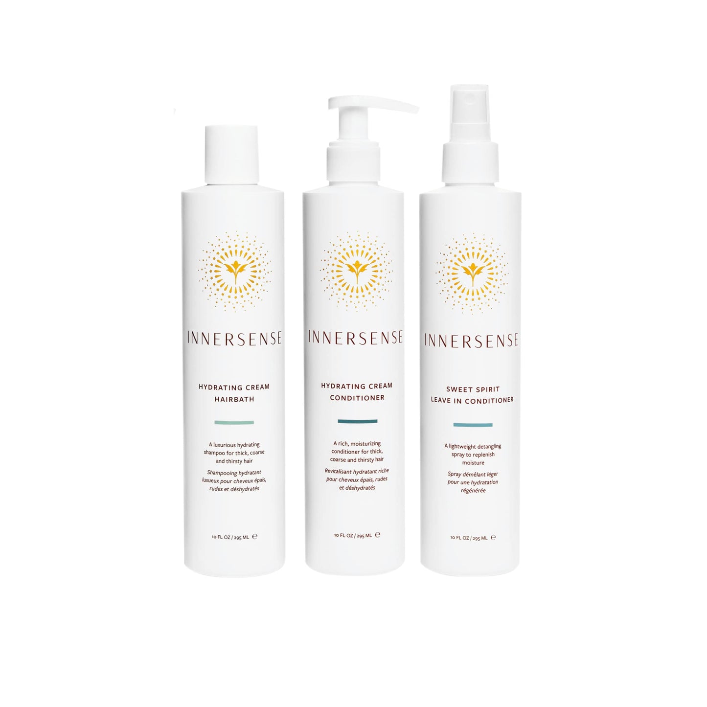 Innersense Organic Beauty - The Hydrate Trio Collection | Non-Toxic, Cruelty-Free, Sustainable Haircare (Full Size)