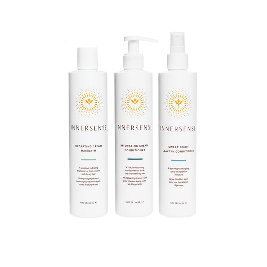 Innersense Organic Beauty - The Hydrate Trio Collection | Non-Toxic, Cruelty-Free, Sustainable Haircare (Full Size)