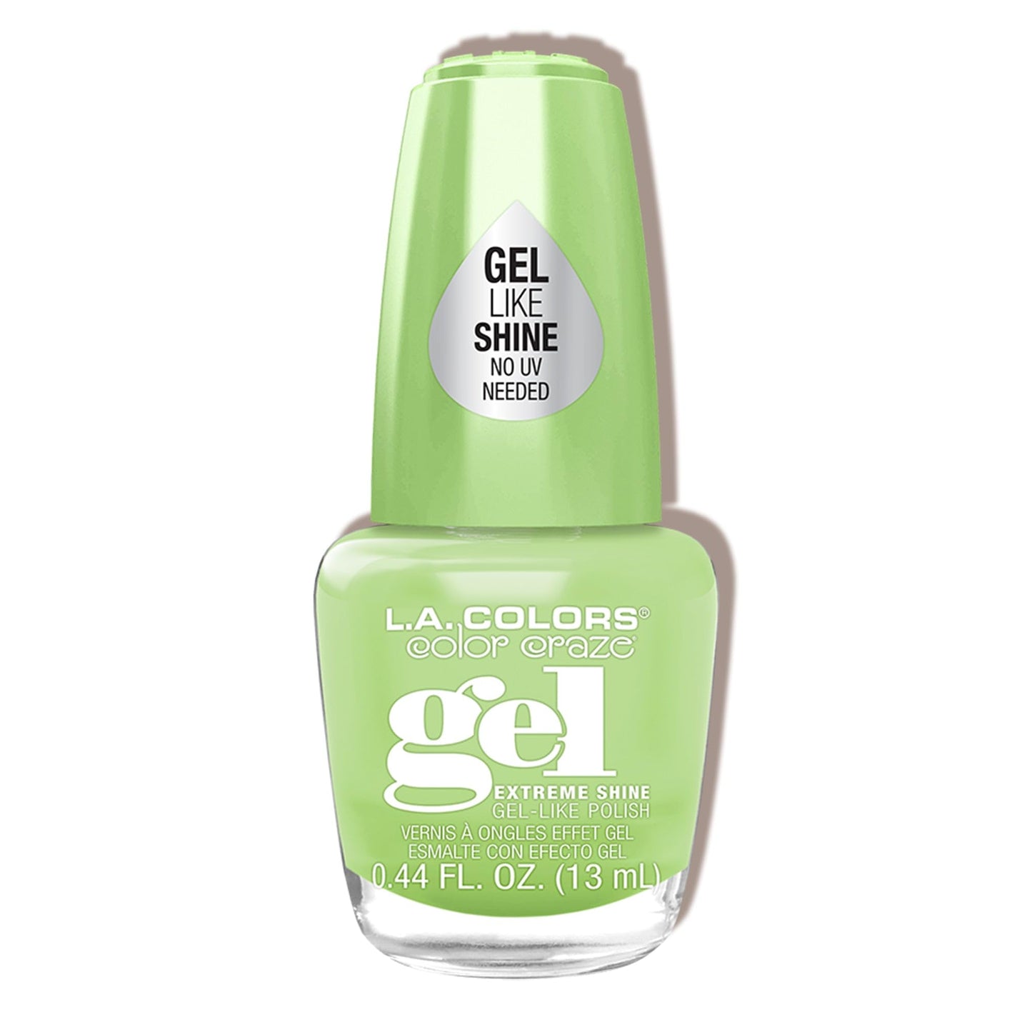 L.A. COLORS Creamy Neon Gel Polish, Lucky CNL224 Beauty & Personal Care L.A. COLORS