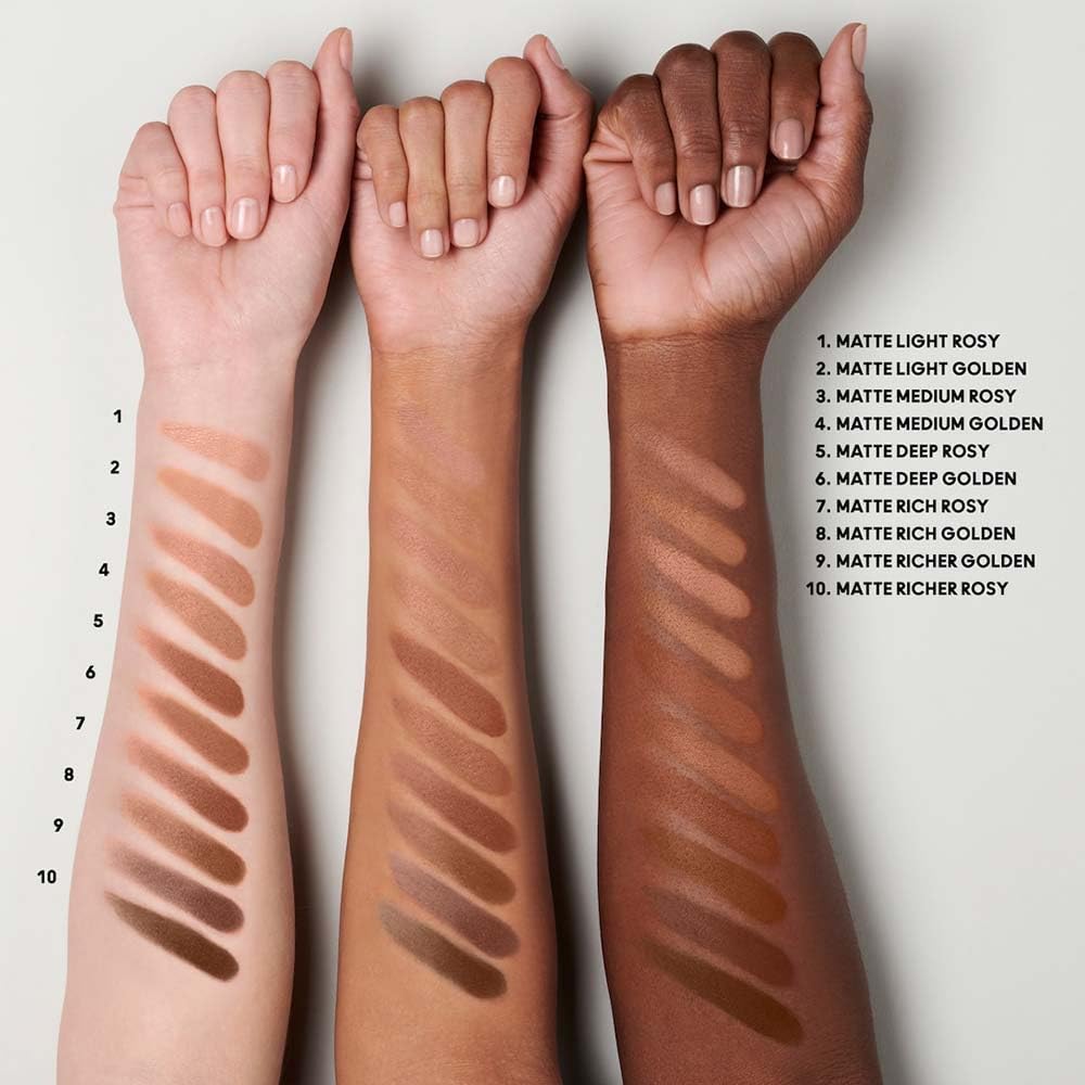MAC Skinfinish Sunstruck Matte Bronzer, Matte Deep Golden, 0.28 Ounces, Powder