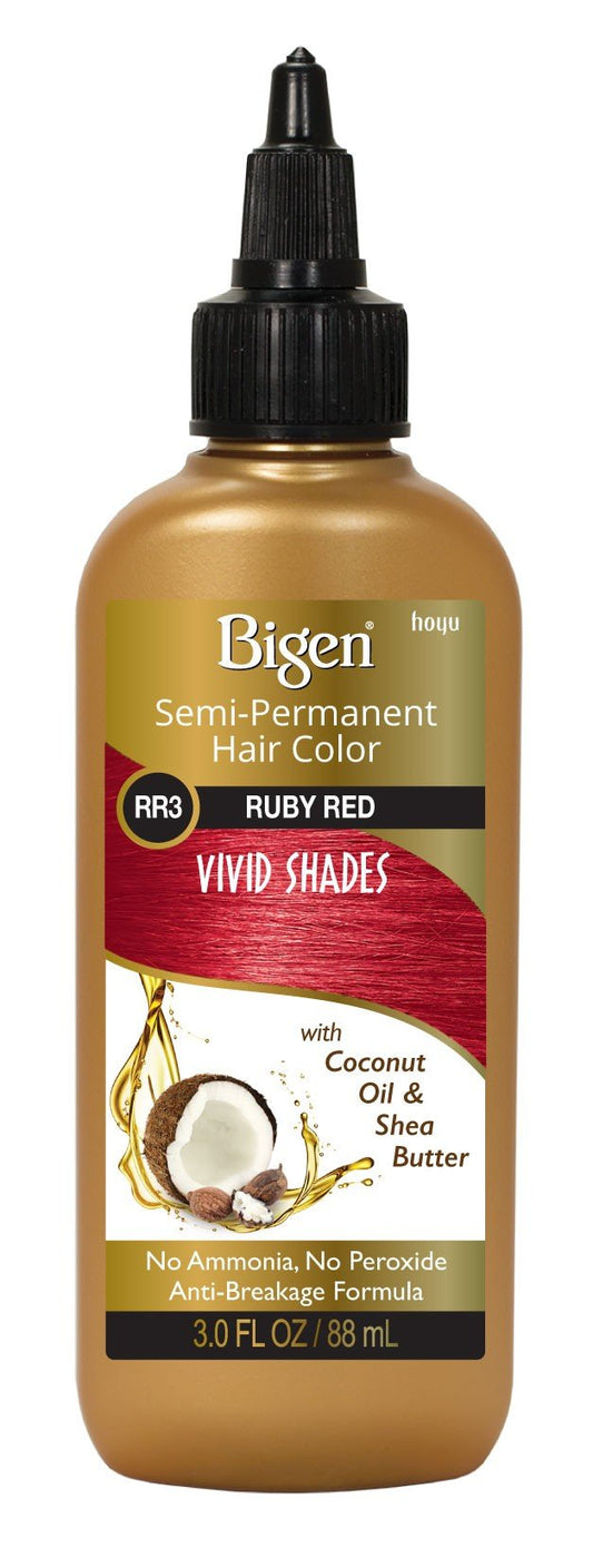 Bigen Semi-Permanent Haircolor #Rr3 Ruby Red Vivid 3 Ounce (88ml) (2 Pack)