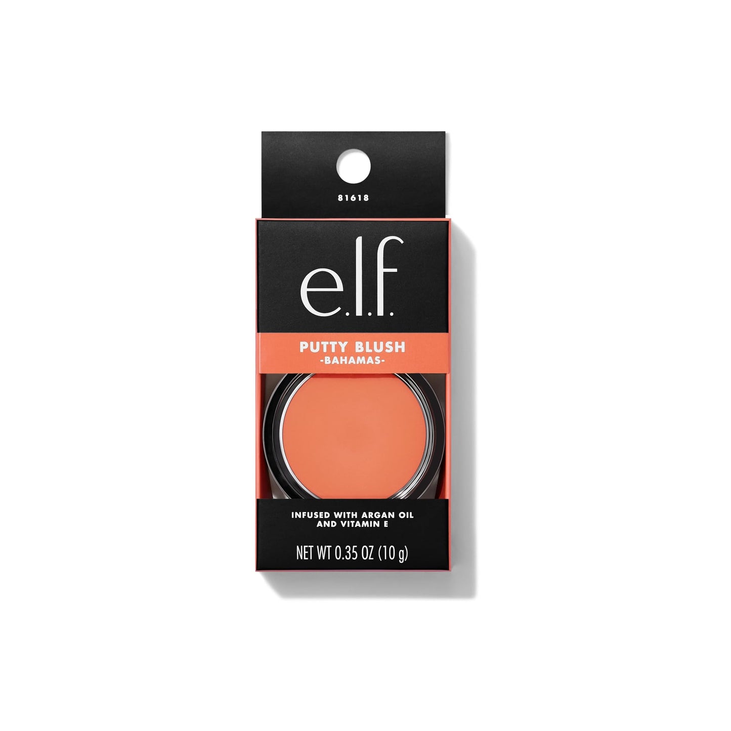 e.l.f. Putty Blush, Creamy & High-Pigment Formula For A Natural Glow, Delivers A Semi-Matte & Powder Finish, Vegan & Cruelty-Free, Bahamas