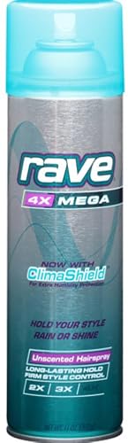 Rave Hs 4x Mega Unscnted Size 11z Rave Hs 4x Mega Unscnted Areo 11z