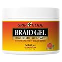 BELLATIQUE GRIP N GLIDE Braiding Gel Maximum Hold for LOC & Twist - No Flaking, No Whitening, Fast Drying, High Shine, Cool & Refreshing, Long Lasting