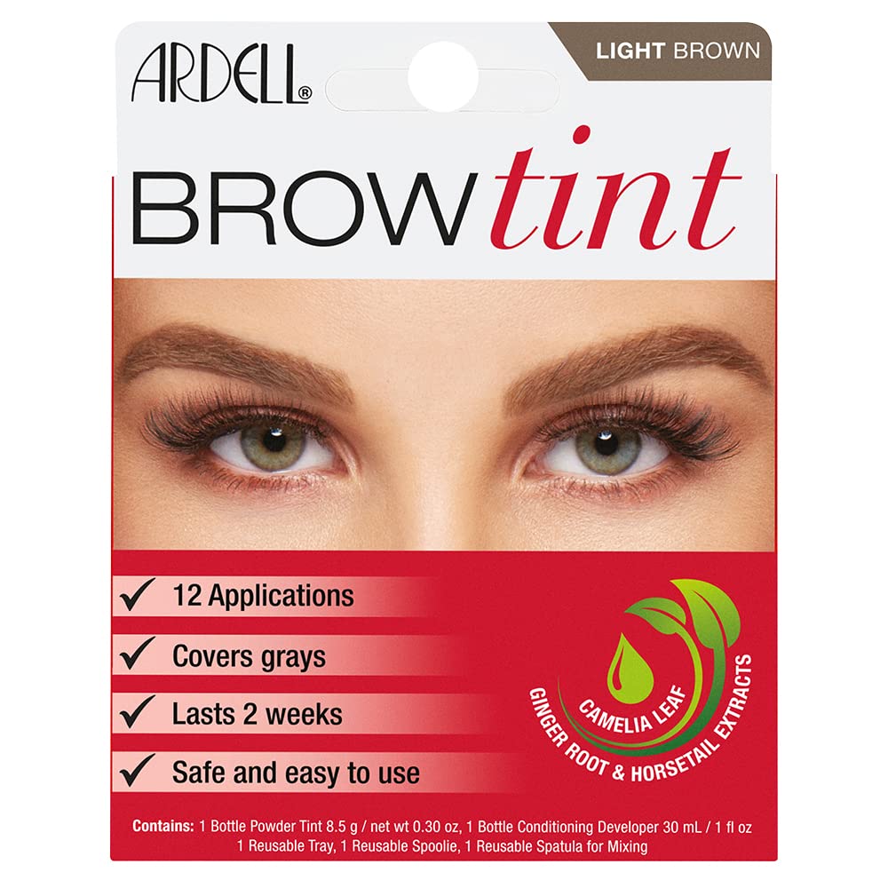 Ardell Brow Tint Color Kit Light Brown Eyebrow Tint for Fuller Brows 1 Pack Beauty and Personal Care Ardell