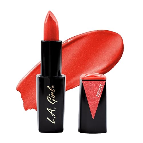 L.A. Girl Lip Attraction Lipstick, Peony GLC596