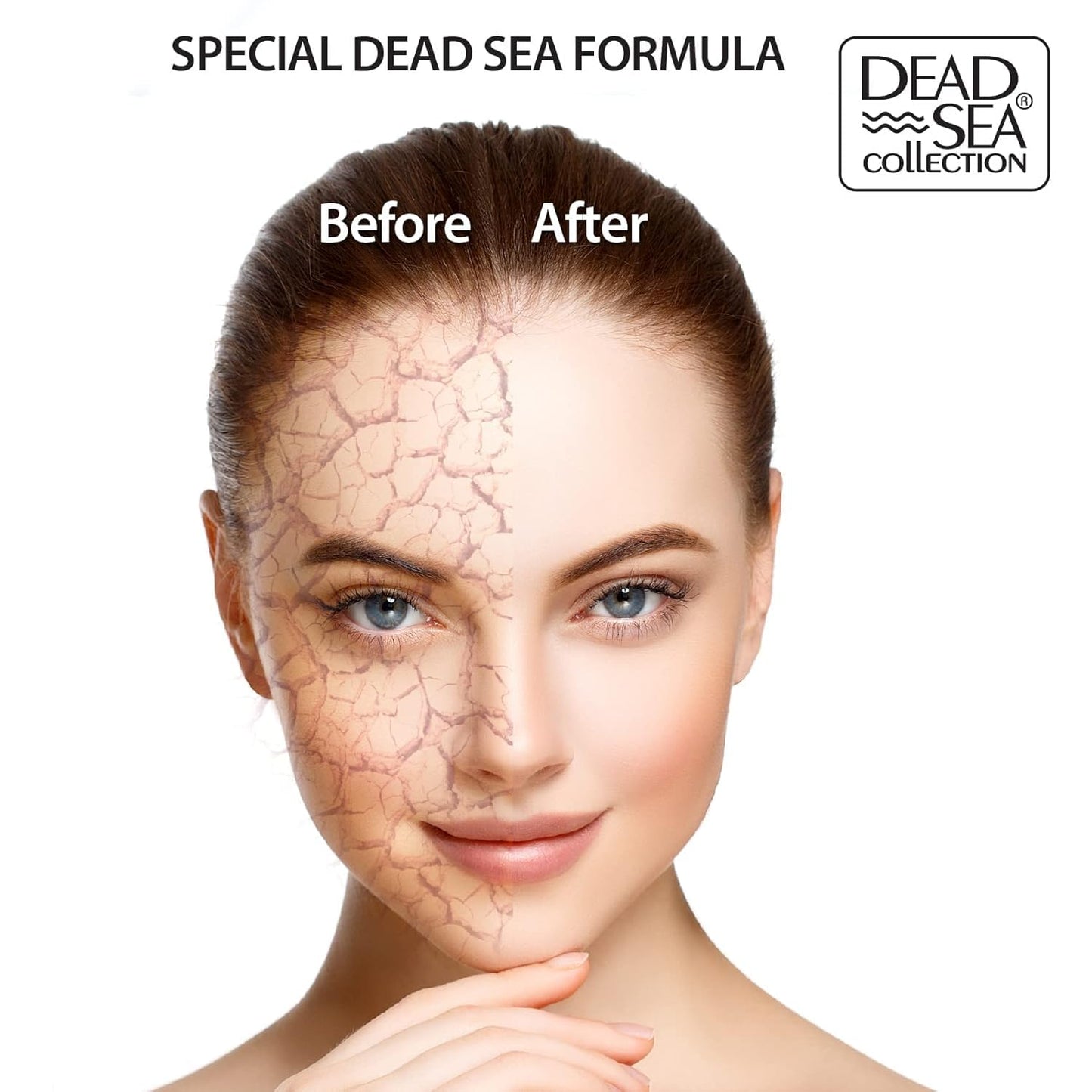 Dead Sea Collection Day Cream for Face with 5% Hyaluronic Acid, Dead Sea Minerals, and Vitamin E - Anti Aging Nourishing Skin Care Moisturizer