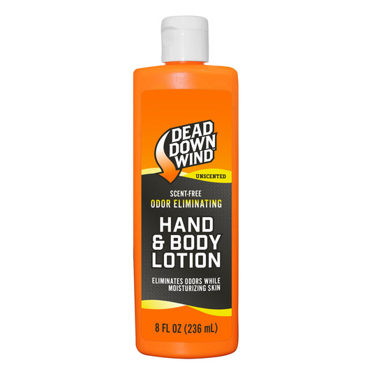 Dead Down Wind Odorless Hand & Body Lotion - Unscented - Odor Elimination for Hunting Gear