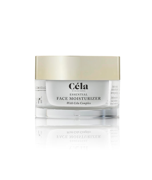 Céla Essential Facial Moisturizer | 50?ml Hydrating Cream with Squalane, Niacinamide & Antioxidants | Lightweight Daily Moisturizer for Soft, Radiant