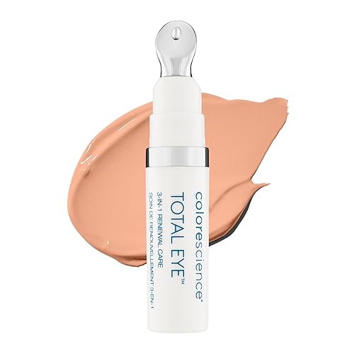 Colorescience Total Eye 3-in-1 Renewal Therapy, 0.23 Fl Oz, Medium