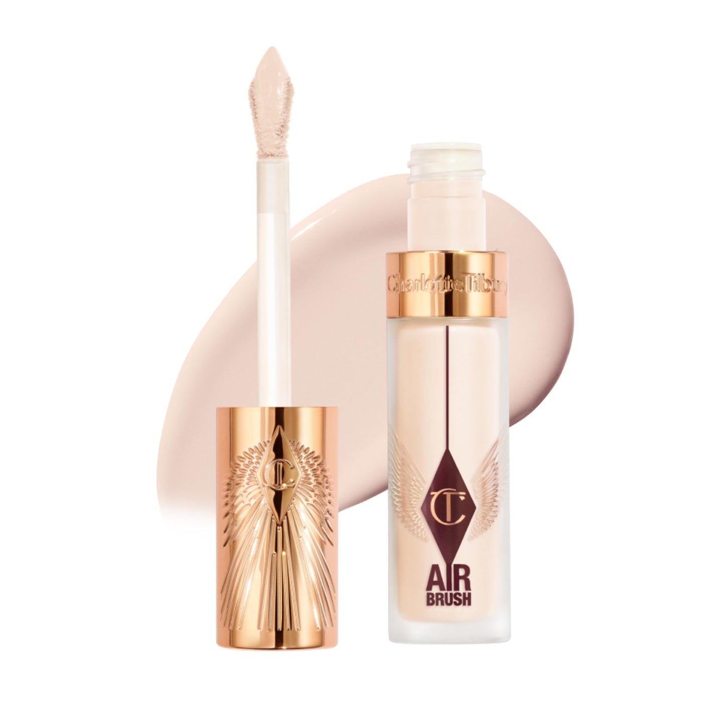 Charlotte Tilbury AIRbrush Flawless Blur Concealer - Concealer for Dark Circles, Blemishes & More - Hydrating, Full Coverage with a Natural Matte Beauty and Personal Care Charlotte Tilbury Default Title