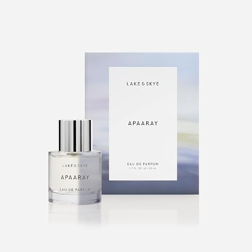 Lake & Skye Apaaray Eau de Parfum, Long Lasting Fragrance, 1.7 fl oz (50 ml) - Amber, Warm Fig, Sandalwood, Floral, Vegan, Paraben-Free, Cruelty-Free
