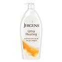Jergens Ultra Healing Dry Skin Lotion, Hand and Body Moisturizer for Quick Absorption into Extra Dry Skin with Hydralucence Blend, Vitamins C, E